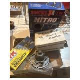 New parts Chevy water pump, motocross chain, s