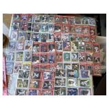 180 baseball cards in sleeves