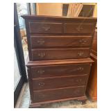 Mahogany chest on chest 34" x 51ï¿½