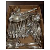 45 pcs silver plate utensils
