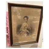 Victorian portrait, the rose of England