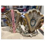 Large antique bases one has been repaired