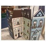 Wooden fireplace screen