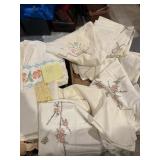 Vtg embroidered pillowcases