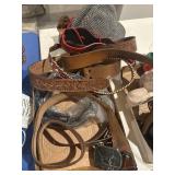 Vtg hats and belts