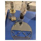 2 lamps and jewelry holder