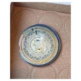 Fraction of an inch adding machine, metal art