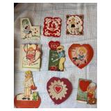 9 vintage valentine cards