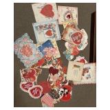 Leg lot vintage valentine cards
