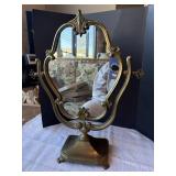 Brass vanity mirror heavy
