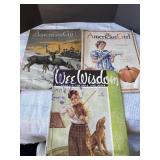 Wee Wisdom and 1941/1936 American Girl Magazines