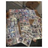 Nine sleeves, 162 baseball cards