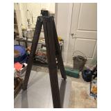 Vintage tripod wooden
