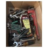 Two boxes hand, tools, small with contents