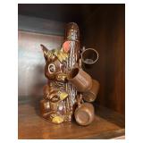 Donkey decanter and mugs