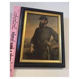 Small framed military print