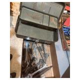 Metal box and tools