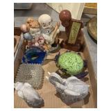 A lot of treasures, some blown glass