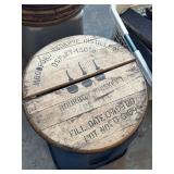 1 Woodford reserve white bourbon. Barrel head