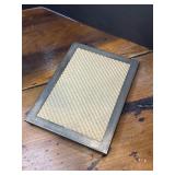 Silver plate picture frame no glass