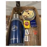 Box a lot thermos, cards, etc.