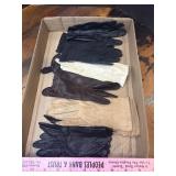 Vintage womenï¿½s gloves, some leather