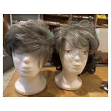 Wigs and mannequin heads