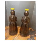 To Mrs. Butterworth glass bottles