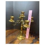 Brass candelabra