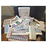 Sheets of stamps