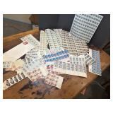 Sheets of stamps