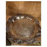 Lg  silverplate tray