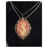 Gorgeous cameo necklace