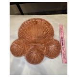 Lrg chip and dip/veggie tray