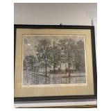 Hunt-Morgan Home print by Huston signed/numbered