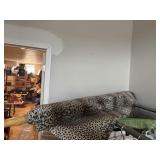 Bolt of leopard fabric