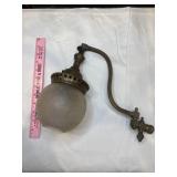Antique gas light fixture