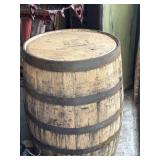 53 gallon white oak bourbon barrel once used
