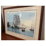 The Thermopylae leaving Ffcjow print by Dawson