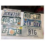 License plates