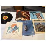 Vinyl records-Eagle, Cash, etc