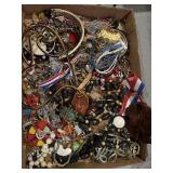 Vintage jewelry, parts, and pieces