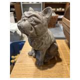 Small concrete bulldog