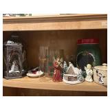 Shelf lot of Christmas