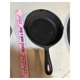 #3 6 5/8" cast iron skillet