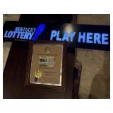 Kentucky lottery lineup sign, and Kentuckyï¿½s