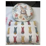 Embroidered Easter pillows