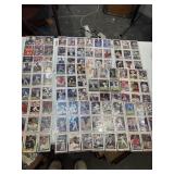 216 baseball cards in sleeves