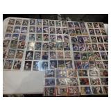 216 baseball cards in sleeves