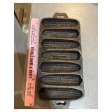 10.5" Birmingham cast iron cornstick pan